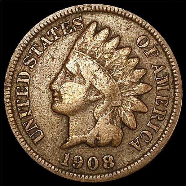 1908-S Indian Head Cent NICELY CIRCULATED