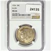 Image 1 : 1936 Elgin Half Dollar NGC MS66