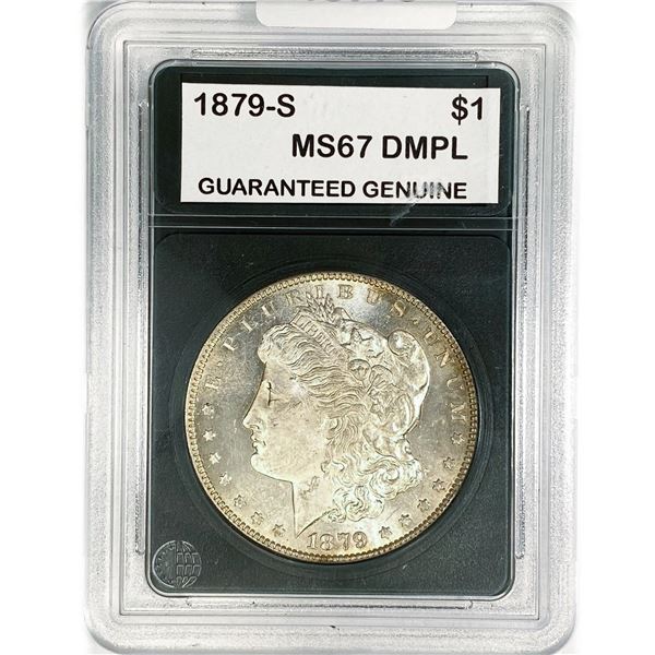 1879-S Morgan Silver Dollar GG MS67 DMPL
