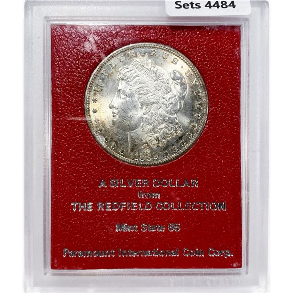 1889-S Morgan Silver Dollar PICC MS65 Redfield Col