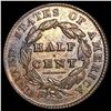 Image 2 : 1828 13 Stars Classic Head Half Cent CLOSELY UNCIR