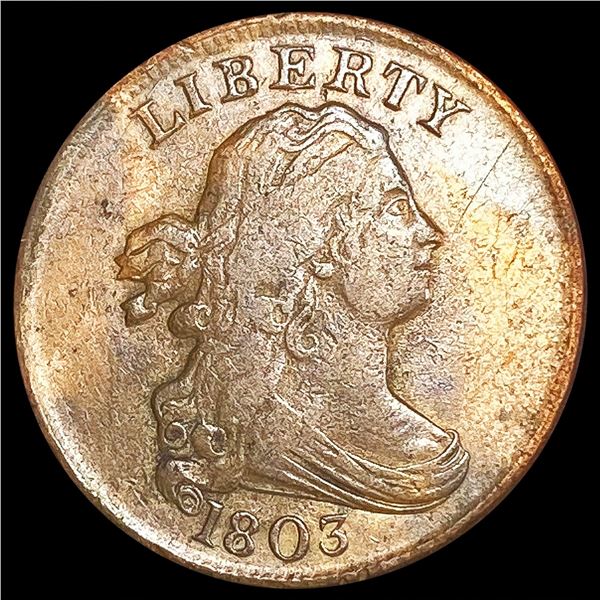 1803 Draped Bust Half Cent NICELY CIRCULATED