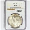 Image 1 : 1923 Silver Peace Dollar NGC MS64