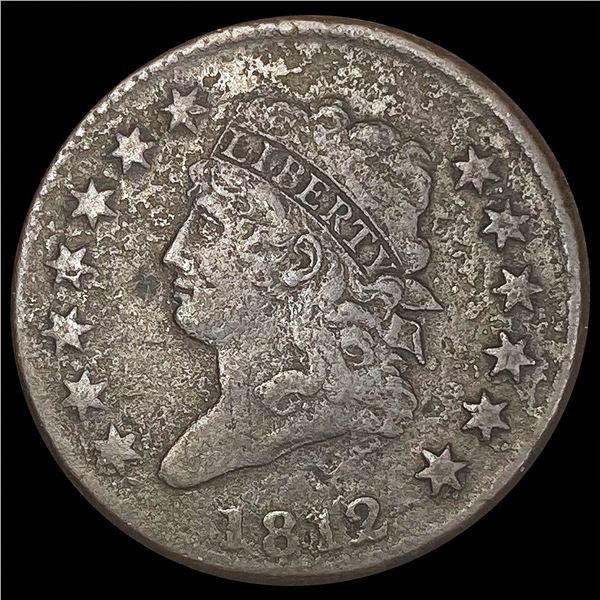 1812 Large Cent NICELY CIRCULATED