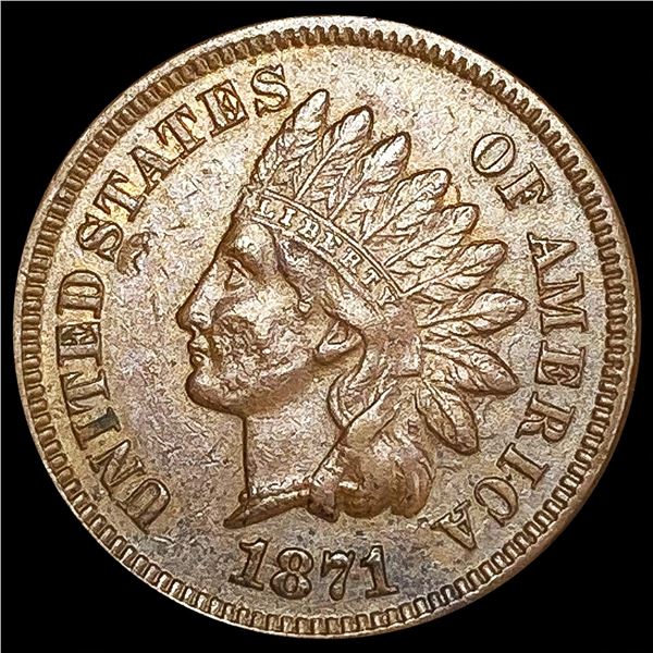 1871 Indian Head Cent CLOSELY UNCIRCULATED