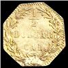 Image 2 : 1874/3 Octagonal California Gold Half Dollar NEARL