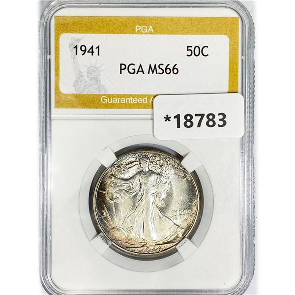 1941 Walking Liberty Half Dollar PGA MS66