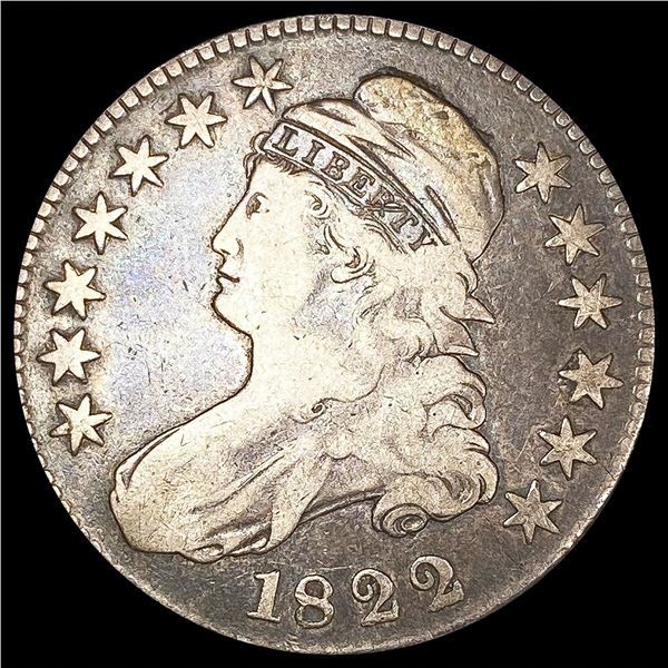 1822 Capped Bust Half Dollar NICELY CIRCULATED