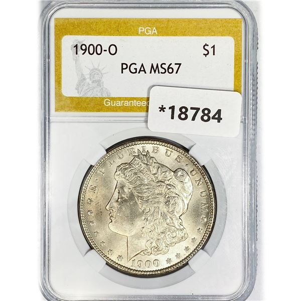 1900-O Morgan Silver Dollar PGA MS67