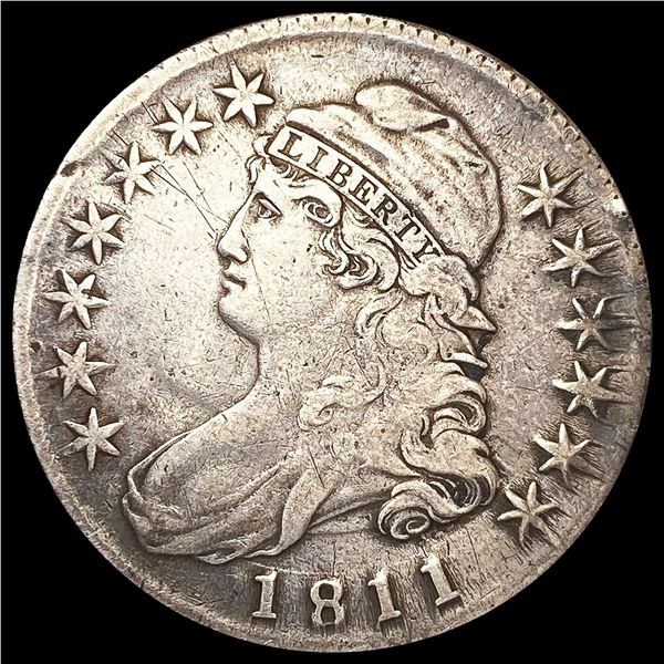 1811 Capped Bust Half Dollar LIGHTLY CIRCULATED