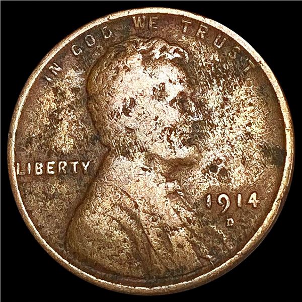 1914-D Wheat Cent NICELY CIRCULATED