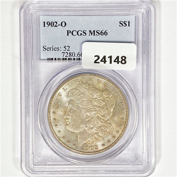 1902-O Morgan Silver Dollar PCGS MS66