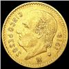 Image 1 : 1918 Mexico .1206oz Gold 5 Pesos UNCIRCULATED