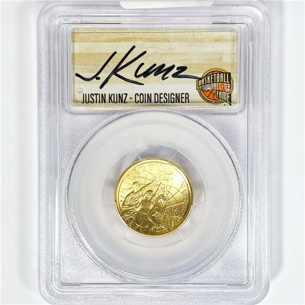 2020-W $5 1/4oz Gold Kunz Signed PCGS PR70 DCAM