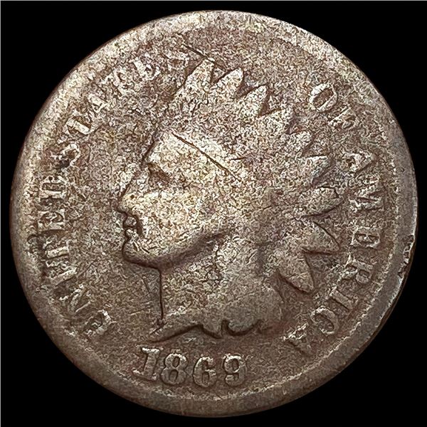 1869 Indian Head Cent NICELY CIRCULATED