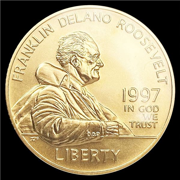 1997-W US Commem .25oz Gold $5 SUPERB GEM BU