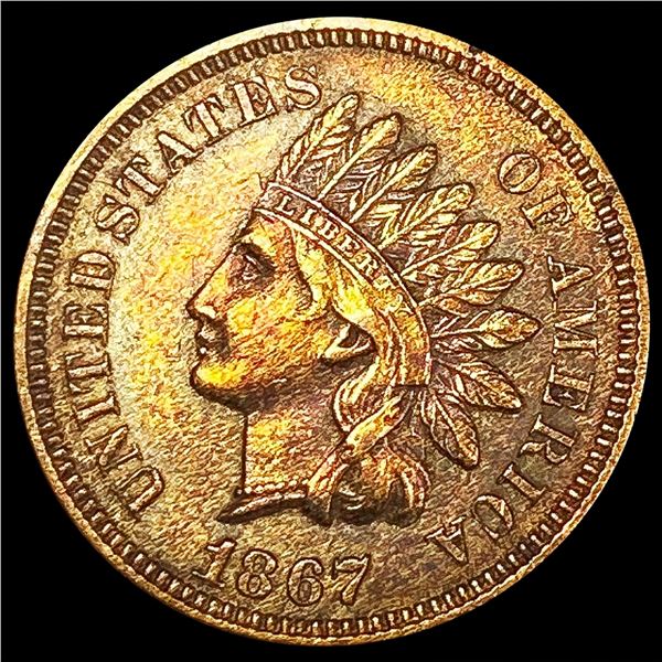 1867 Indian Head Cent CLOSELY UNCIRCULATED