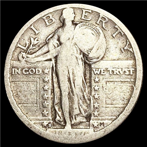 1917-S Standing Liberty Quarter NICELY CIRCULATED