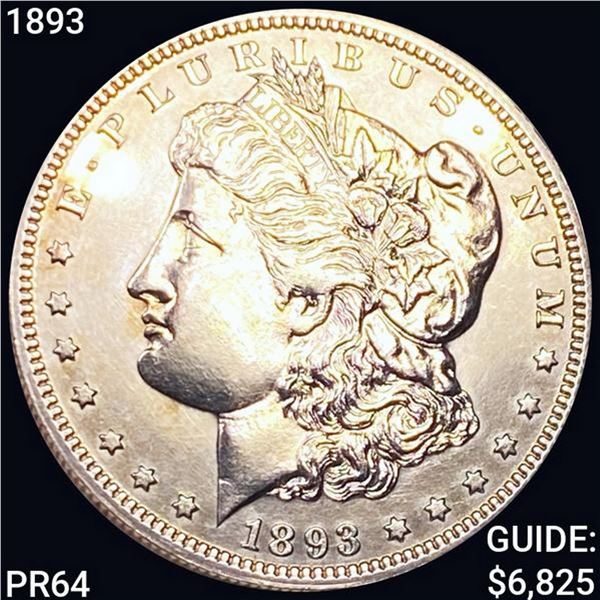 1893 Morgan Silver Dollar CHOICE PROOF