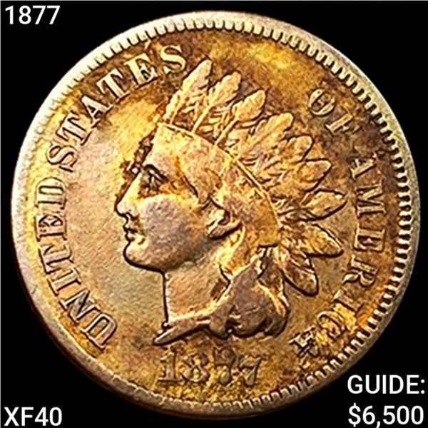 1877 Indian Head Cent LIGHTLY CIRCULATED