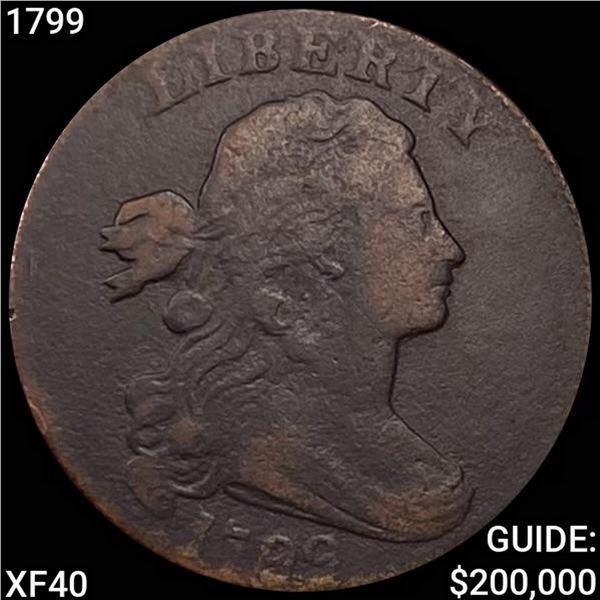 1799 Draped Bust Large Cent LIGHTLY CIRCULATED