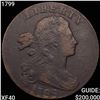 Image 1 : 1799 Draped Bust Large Cent LIGHTLY CIRCULATED
