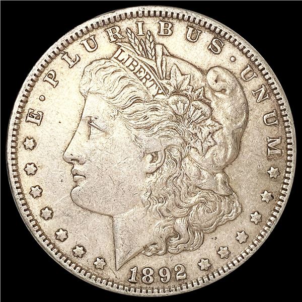 1892 Morgan Silver Dollar CLOSELY UNCIRCULATED