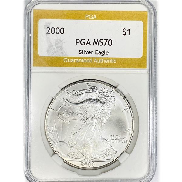 2000 American Silver Eagle PGA MS70