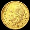 Image 1 : 1906 Mexico .1206oz Gold 5 Pesos UNCIRCULATED