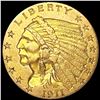 Image 1 : 1911 $2.50 Gold Quarter Eagle CLOSELY UNCIRCULATED