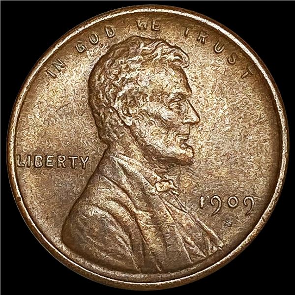 1909-S Wheat Cent CLOSELY UNCIRCULATED