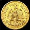 Image 2 : 1906 Mexico .1206oz Gold 5 Pesos UNCIRCULATED