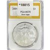 Image 1 : 2001 American Silver Eagle PGA MS70