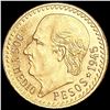 Image 1 : 1945 Mexico .0603oz Gold 2 1/2 Pesos UNCIRCULATED