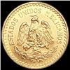 Image 2 : 1945 Mexico .0603oz Gold 2 1/2 Pesos UNCIRCULATED
