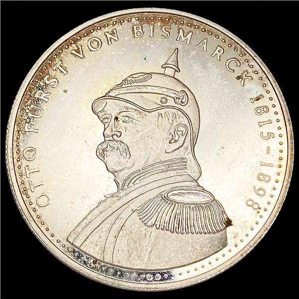 1996 Germany Silver Bismark 125 Jahre GEM PROOF