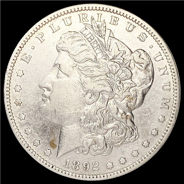 1892-S Morgan Silver Dollar CLOSELY UNCIRCULATED