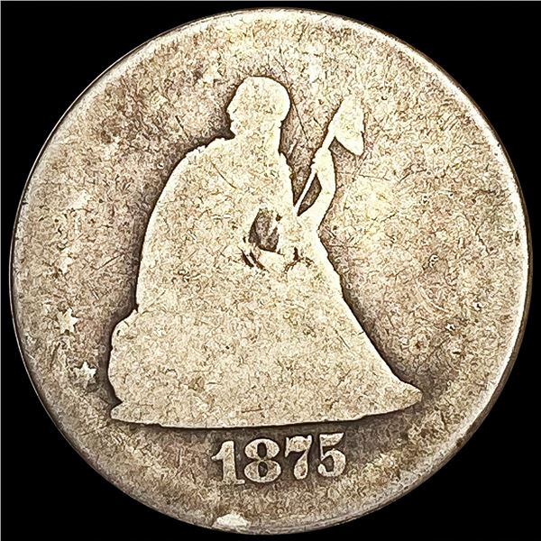 1875-S Twenty Cent Piece NICELY CIRCULATED