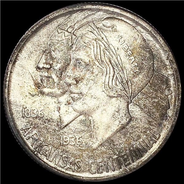 1936-D Arkansas Half Dollar CLOSELY UNCIRCULATED