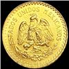 Image 2 : 1945 Mexico .0603oz Gold 2 1/2 Pesos UNCIRCULATED