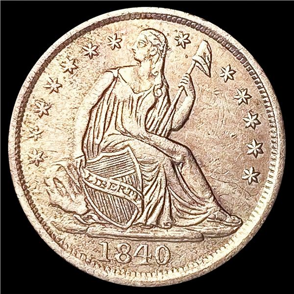 1840 Seated Liberty Half Dime CLOSELY UNCIRCULATED