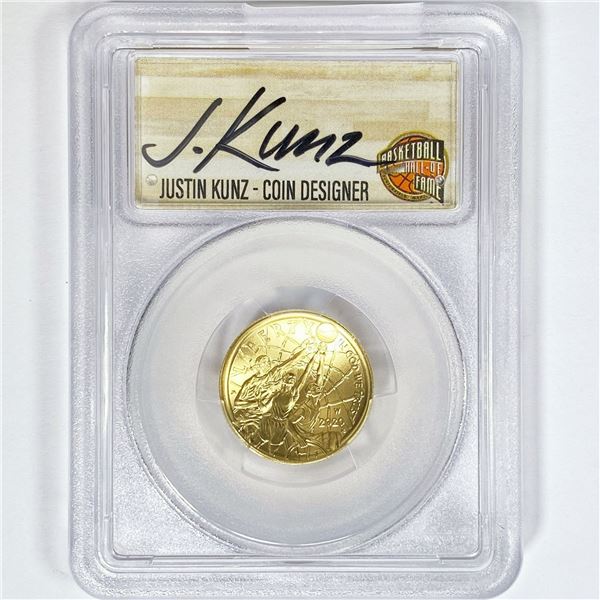 2020-W $5 1/4oz Gold Kunz Signed PCGS PR70 DCAM