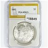 Image 1 : 1892 Morgan Silver Dollar PGA MS63+