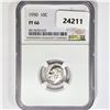 Image 1 : 1950 Roosevelt Dime NGC PF66