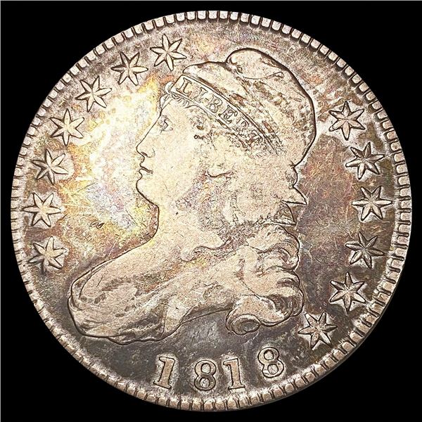 1818 Capped Bust Half Dollar NICELY CIRCULATED