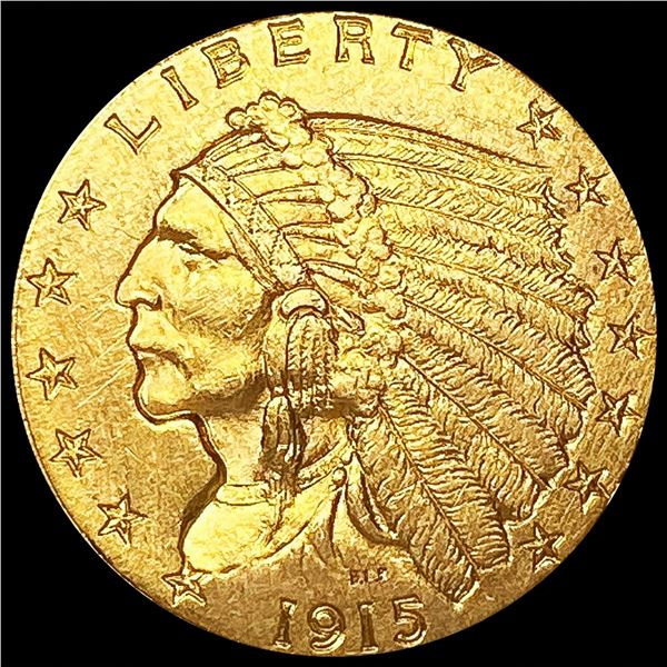 1915 $2.50 Gold Quarter Eagle UNCIRCULATED
