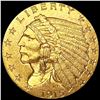 Image 1 : 1915 $2.50 Gold Quarter Eagle UNCIRCULATED