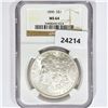 Image 1 : 1890 Morgan Silver Dollar NGC MS64