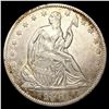 Image 1 : 1861 Seated Liberty Half Dollar CLOSELY UNCIRCULAT