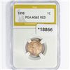 Image 1 : 1898 Indian Head Cent PGA MS65 RED